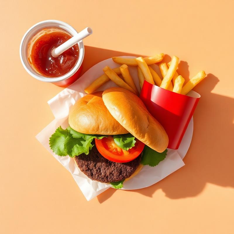 Veggie Burger + Pop + Fries
